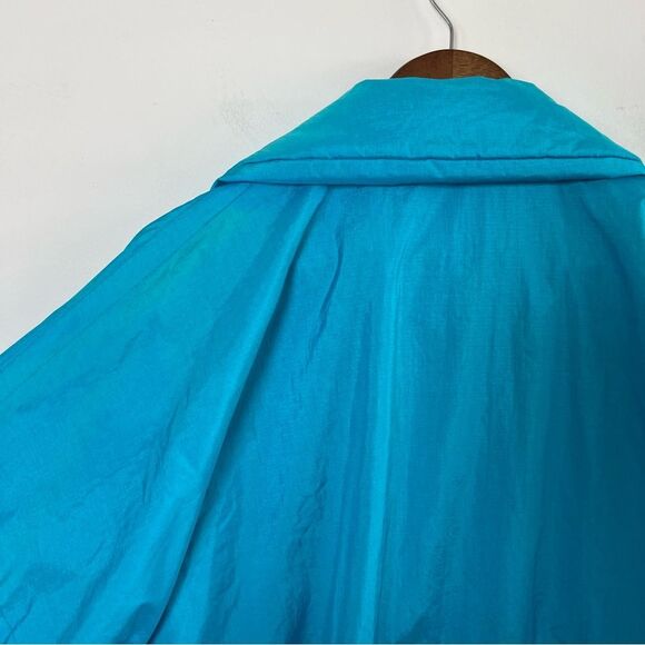 Blue Vintage Kaelin Tech 100% Nylon Pullover Jacket Windbreaker Size Medium - Picture 10 of 14